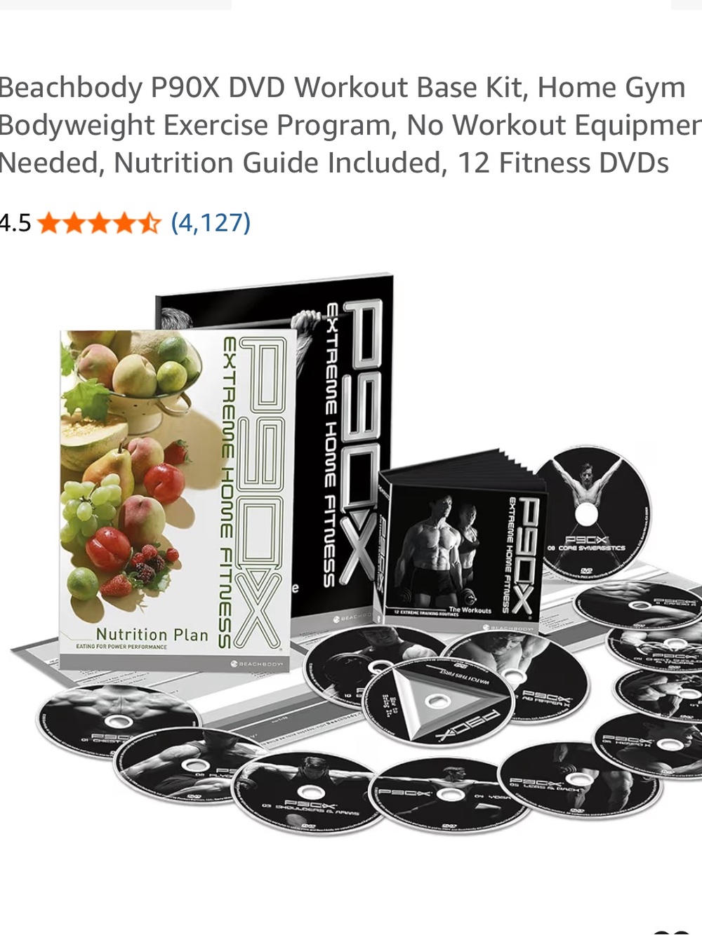 New Beachbody P90x 12 disc work out set
